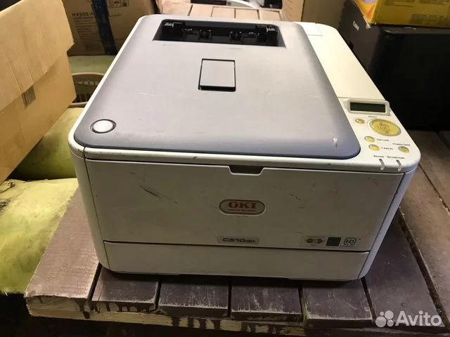 Лазерный цветной принтер Oki c510dn на запчасти