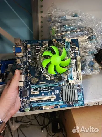Связка Gigabyte Ga-A75M-D2H+ athlon 2