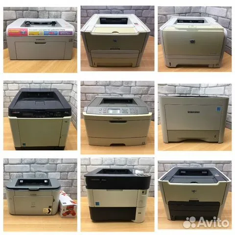 Лазерные принтеры hp xerox samsung, canon и др