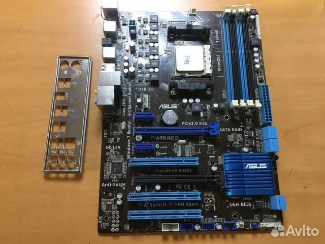 Материнская плата Asus F1A55 + Athlon II X4 641