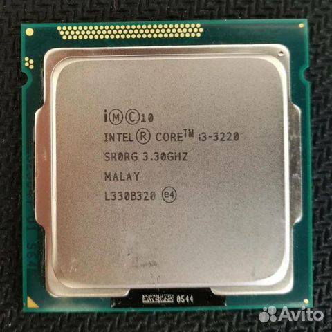 Процессор i3-3220 LGA1155. Гарантия