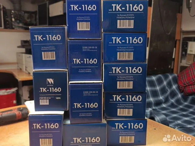 Новые картриджи TK-1160 для Kyocera P2040