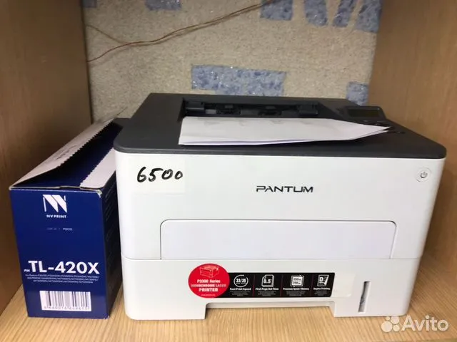 Лазерный принтер Pantum p3300dn. новая туба
