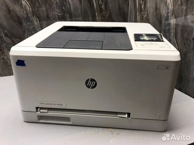 Лазерный цветной принтер hp m252n на запчасти