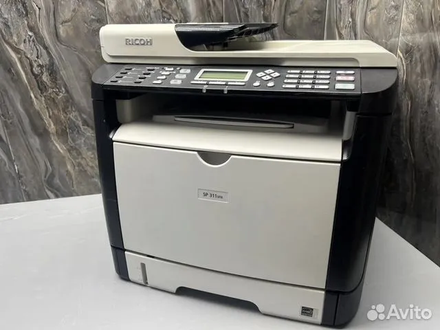 Лазерное мфу 3 в 1 Ricoh sp 311sfn. Гарантия