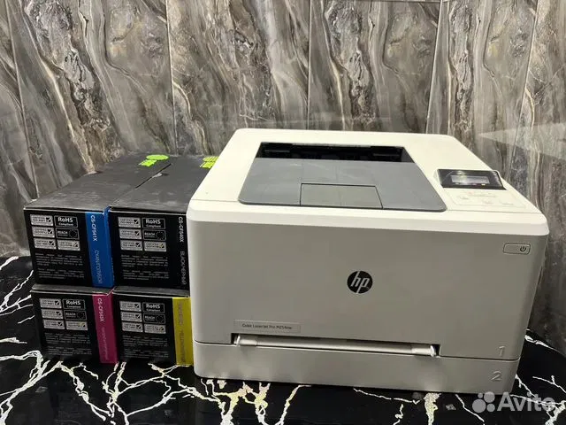 Лазерный цветной принтер HP Color LaserJet m254nw