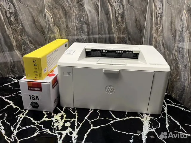 Лазерный принтер HP LaserJet m104w wifi нк. Гарант