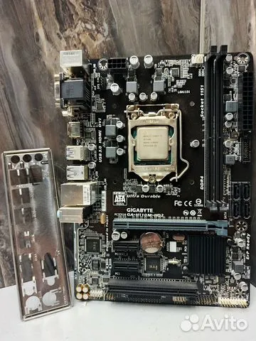 Связка Gigabyte GA-H110M-HD2 + i3-6100