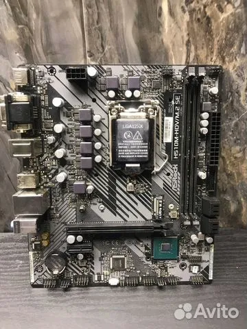Материнская плата Asrock h510m на запчасти